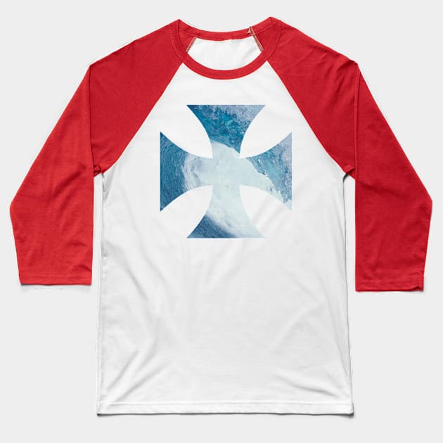 Crossmen Winds: Wave Baseball T-Shirt by sirfumpalumps